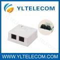 Surface mm boîtier avec vérins double Port RJ45